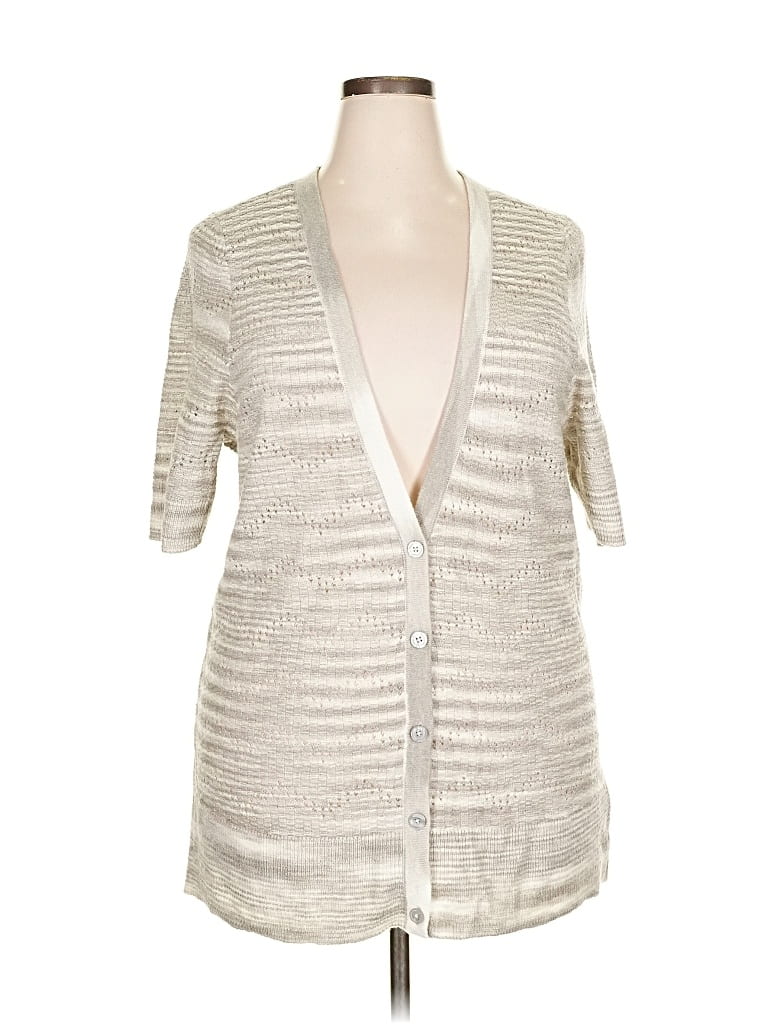 Pre-owned Torrid Cardigan Sweater In Silver