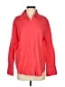 Monrow Red 3/4 Sleeve Button-Down Shirt Size S - photo 1