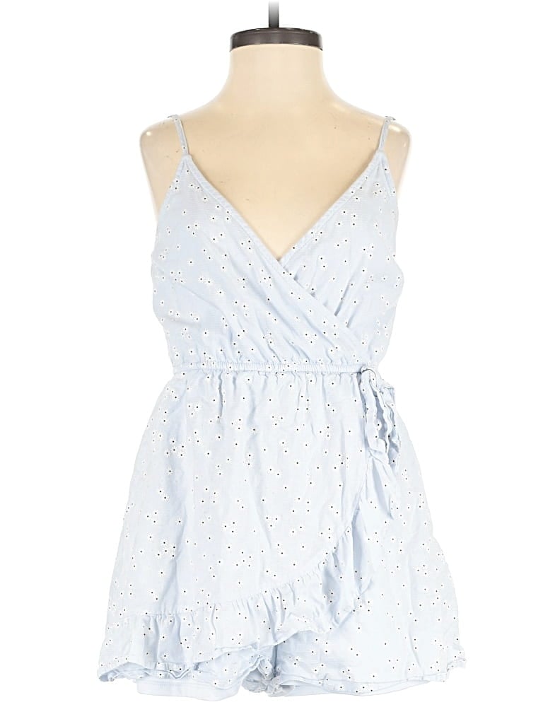 Pre-owned Wild Fable Romper In Blue