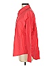 Monrow Red 3/4 Sleeve Button-Down Shirt Size S - photo 5