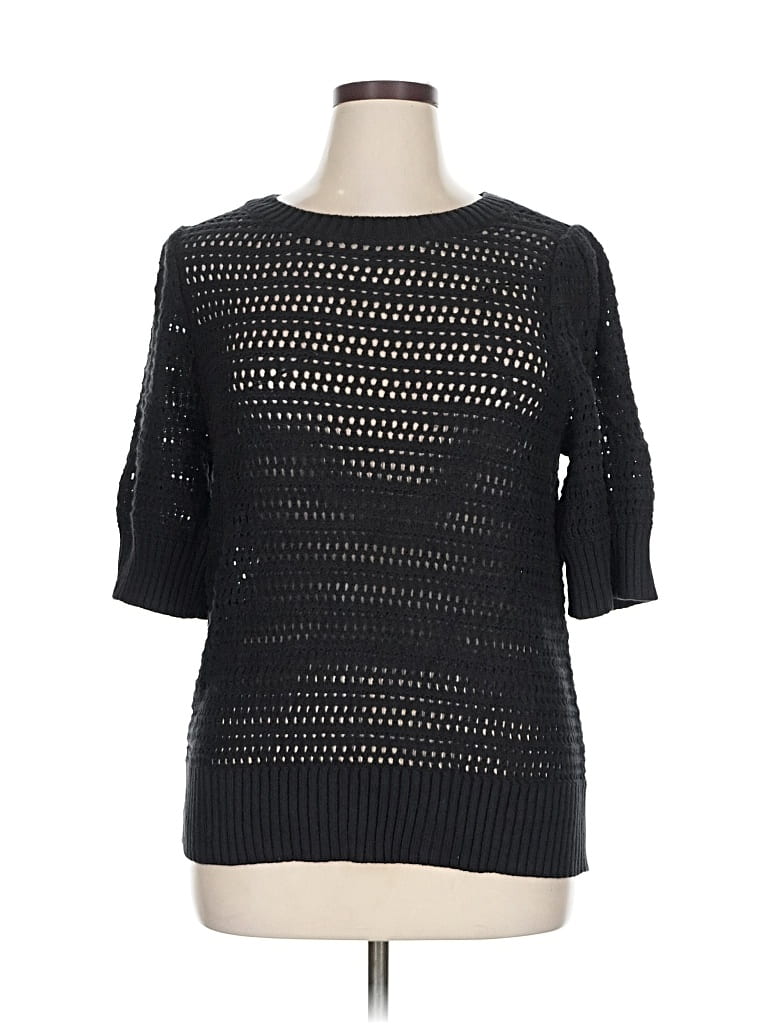 Pre-owned Sonoma Goods For Life Pullover Sweater In Black