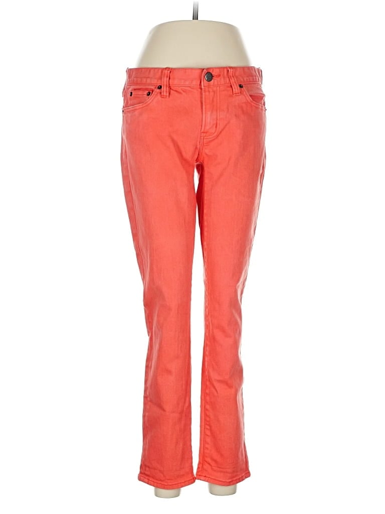 Pre-owned J.crew Factory Store Jeans In Orange