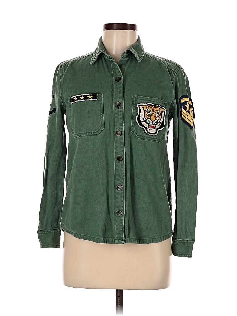 Pre-owned Assorted Brands Jacket In Green