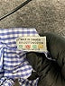 Hickey Freeman 100% Cotton Checkered-gingham Blue Long Sleeve Button-Down Shirt Size 12 - photo 4