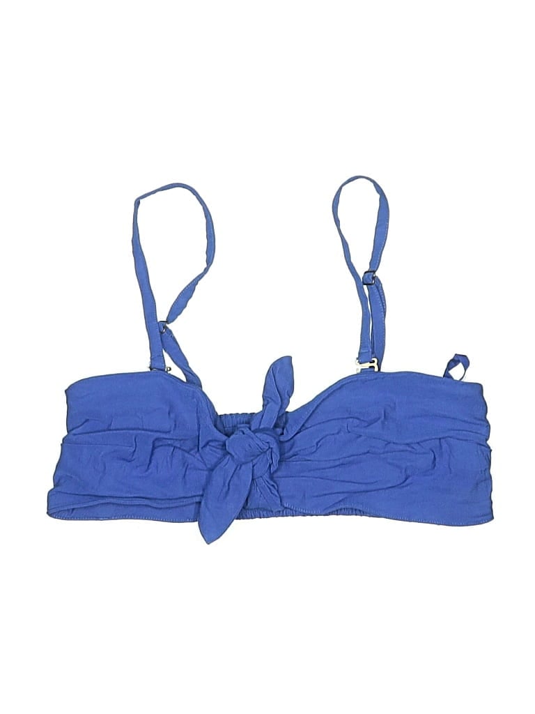 MAEVE BY ANTHROPOLOGIE Pre-owned Tank Top Blue Halter Neckline Tops