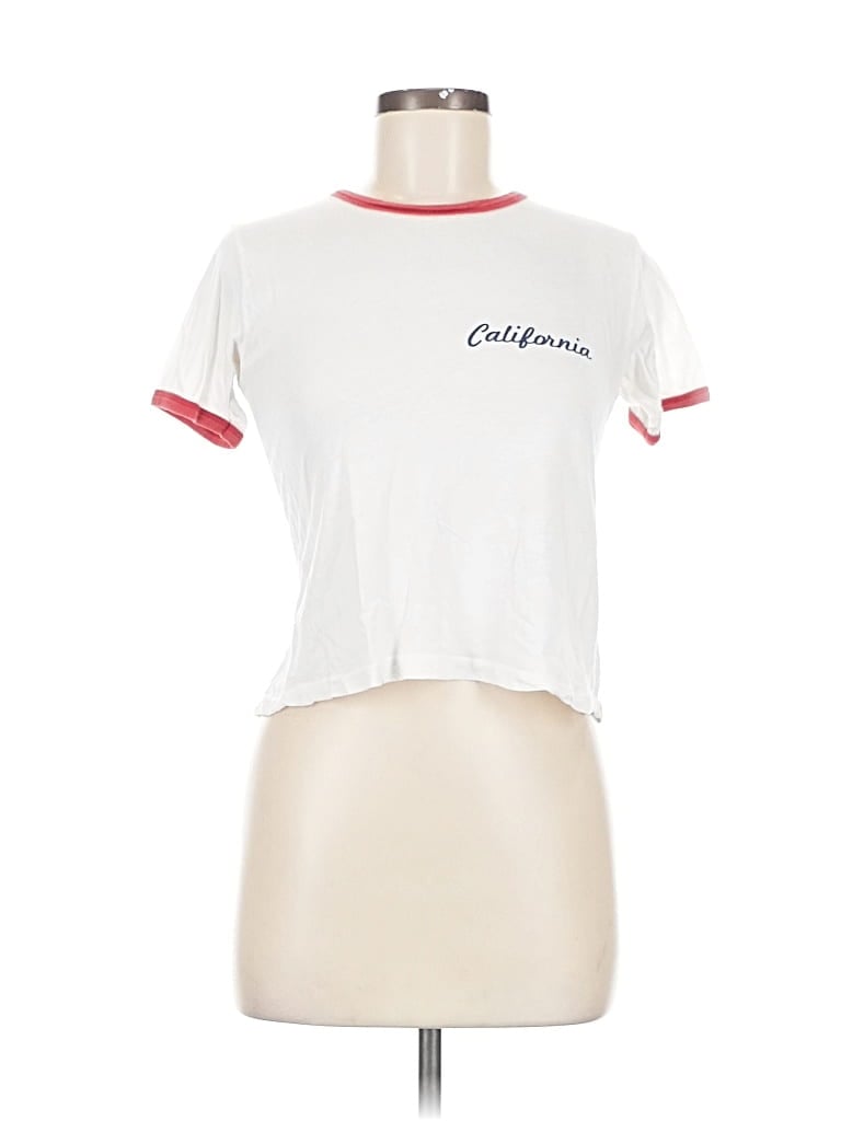 Pre-owned John Galt Short Sleeve T-shirt In White