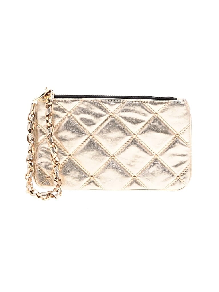 Pre-owned Deux Lux Wristlet In Gold