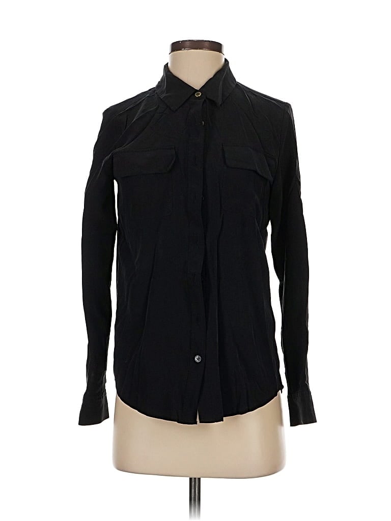 Pre-owned Guess By Marciano Long Sleeve Button Down Shirt In Black