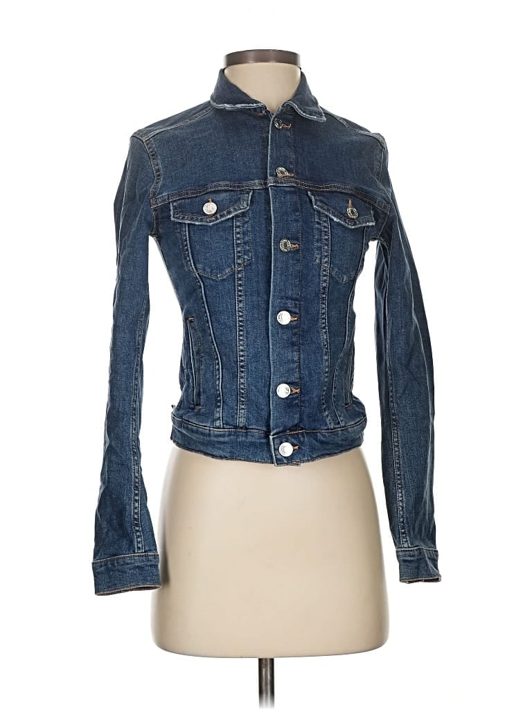 Pre-owned &denim By H&m Denim Jacket In Blue