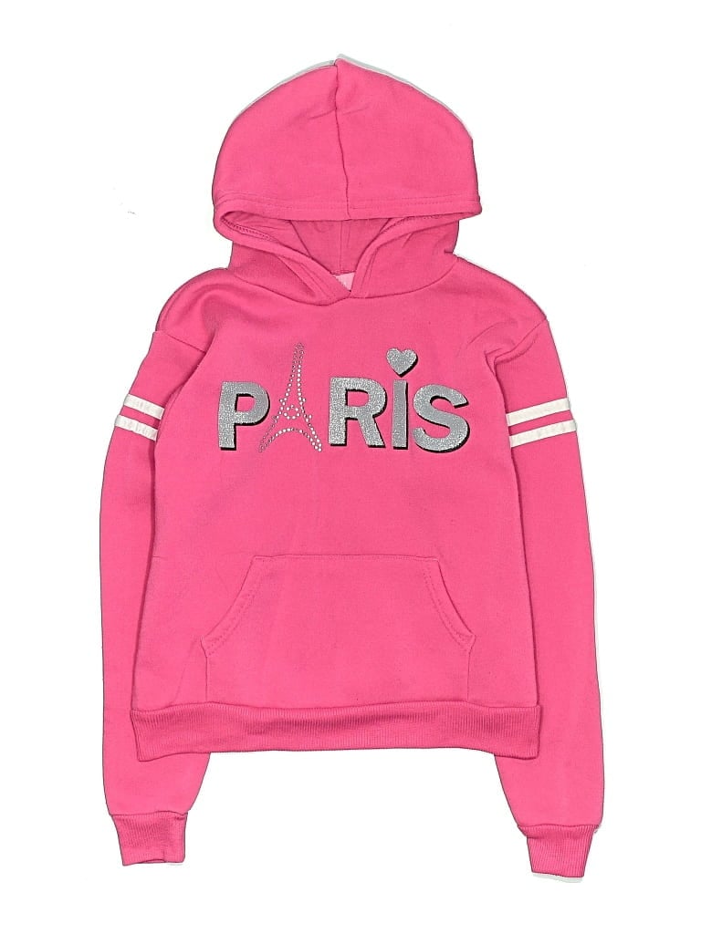 Pre-owned Assorted Brands Kids' Pullover Hoodie In Pink