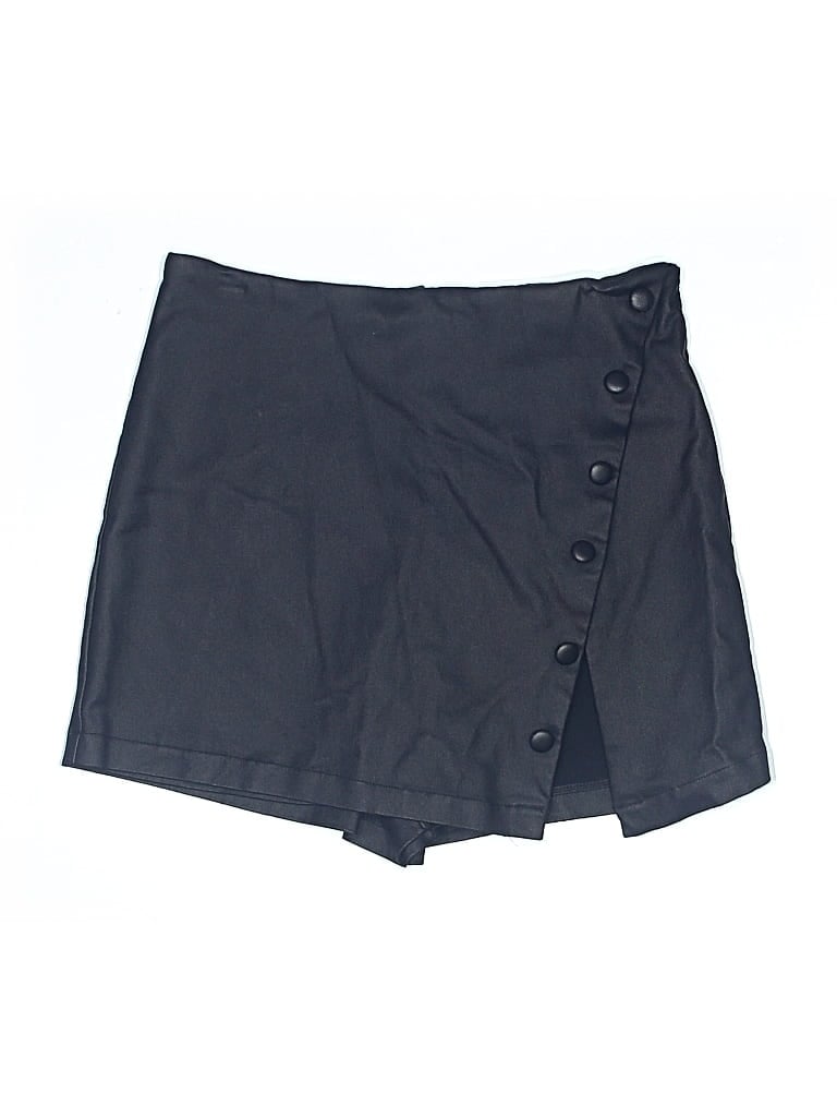 Pre-owned Fashion Nova Active Skort In Black
