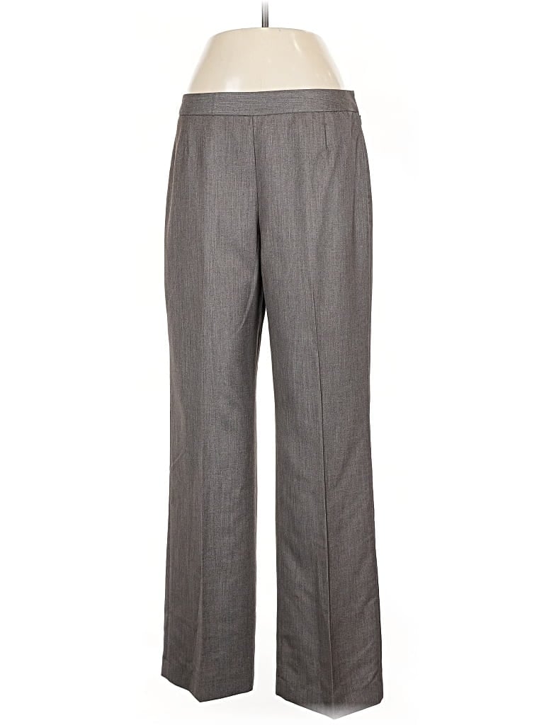 Pre-owned Le Suit Dress Pants In Gray