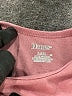 Hanes Solid Pink Short Sleeve Onesie Size 6-12 mo - photo 3