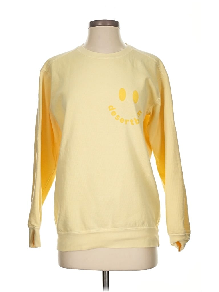 Pre-owned Assorted Brands Sweatshirt In Yellow