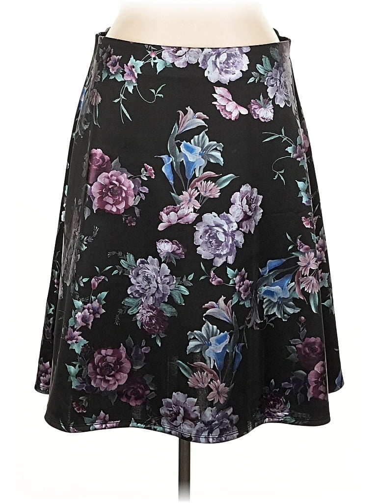 Pre-owned Roz & Ali Formal Skirt In Black