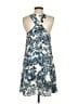 Parker 100% Polyester Print Blue Casual Dress Size XS - photo 2