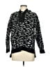 Rock & Republic Animal Print Black Pullover Sweater Size M - photo 1