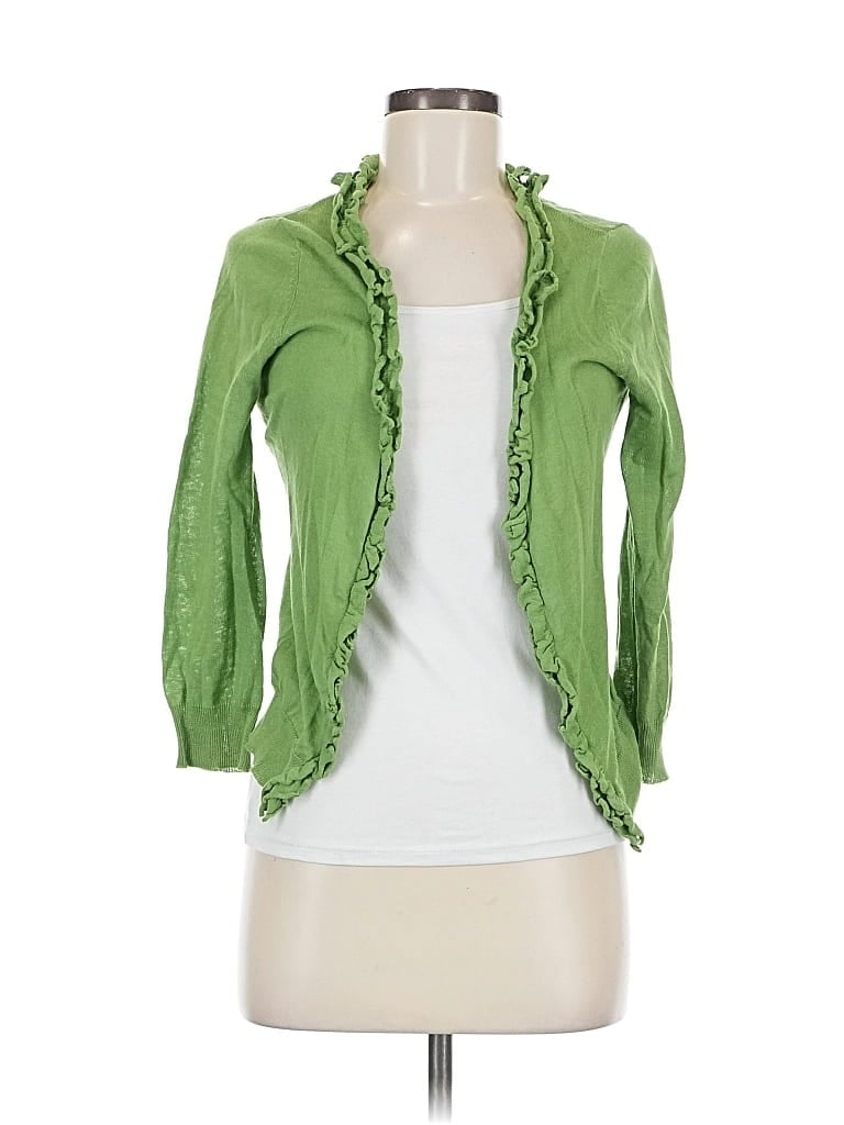 Pre-owned Ann Taylor Loft Jacket In Green