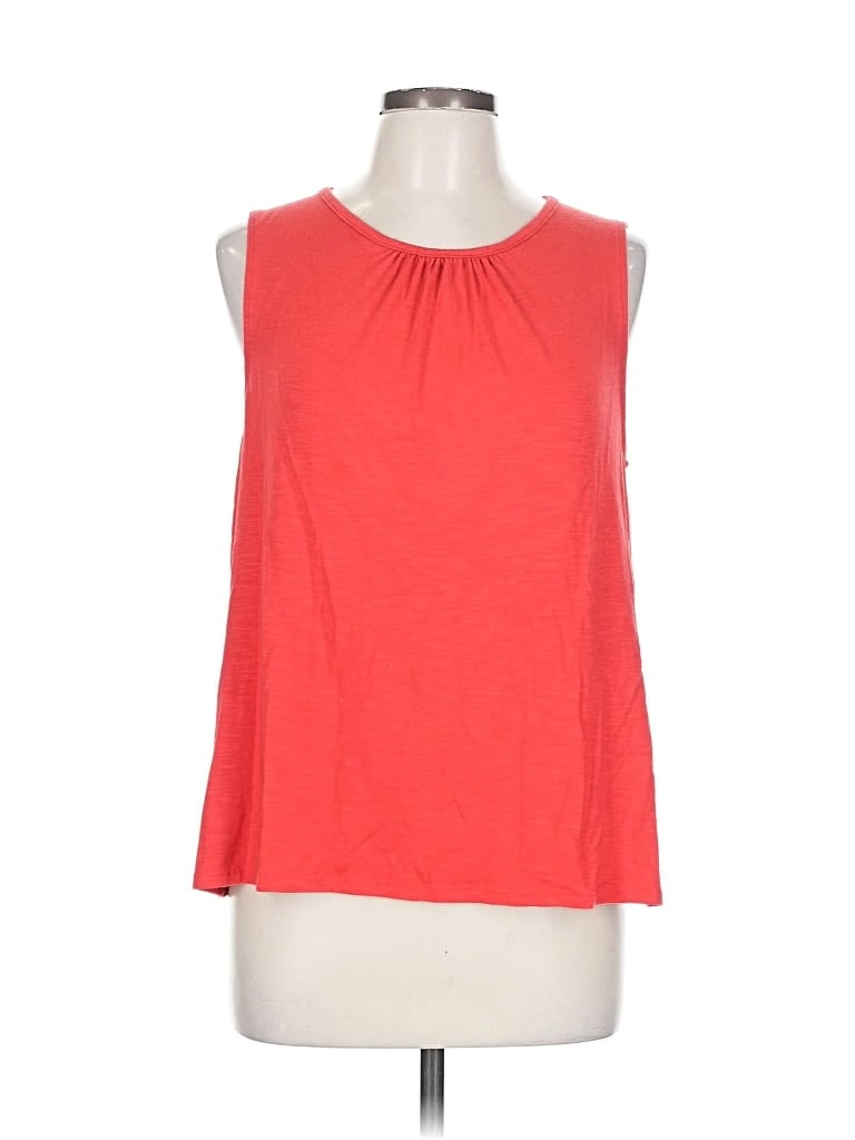 Pre-owned J.crew Factory Store Sleeveless T-shirt In Red