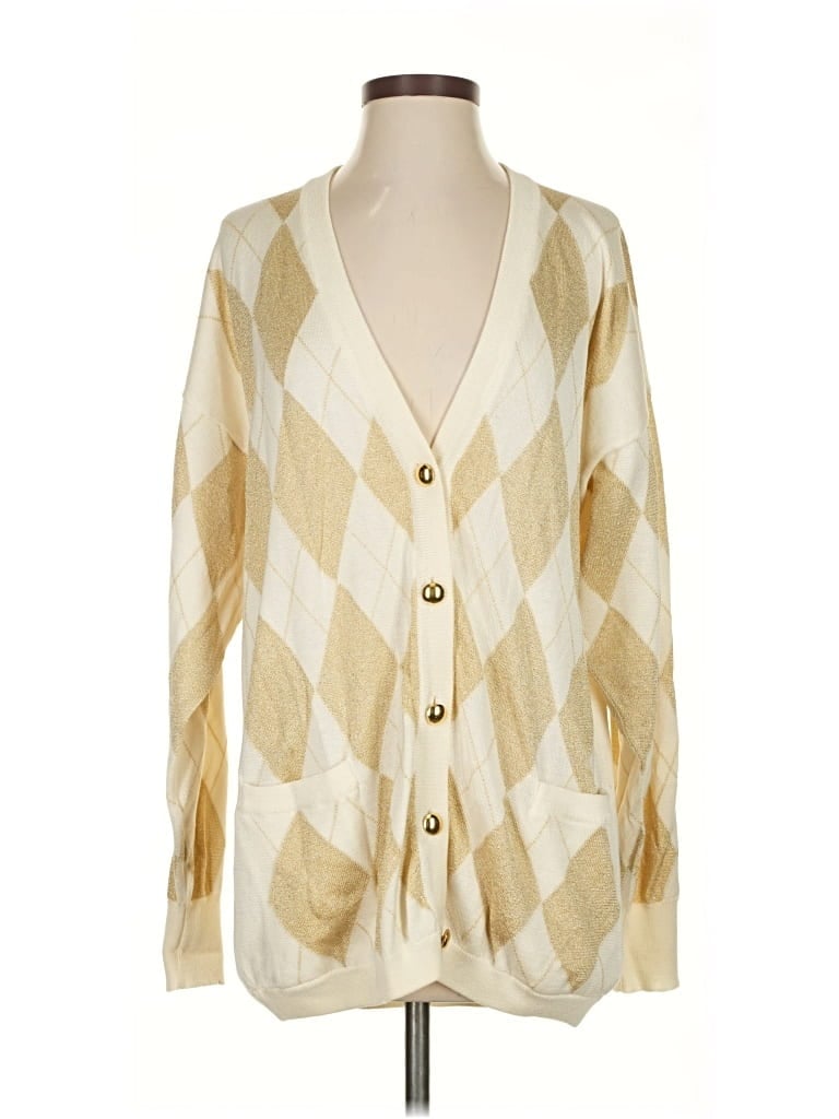 Pre-owned Escada By Margaretha Ley Cardigan Sweater In Gold
