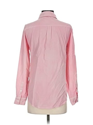 GUESS by Marciano Long Sleeve Silk Top (view 2)