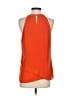 E3 by Etcetera 100% Polyester Orange Sleeveless Blouse Size 4 - photo 2