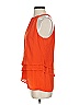 E3 by Etcetera 100% Polyester Orange Sleeveless Blouse Size 4 - photo 5