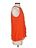 E3 by Etcetera 100% Polyester Orange Sleeveless Blouse Size 4 - photo 4