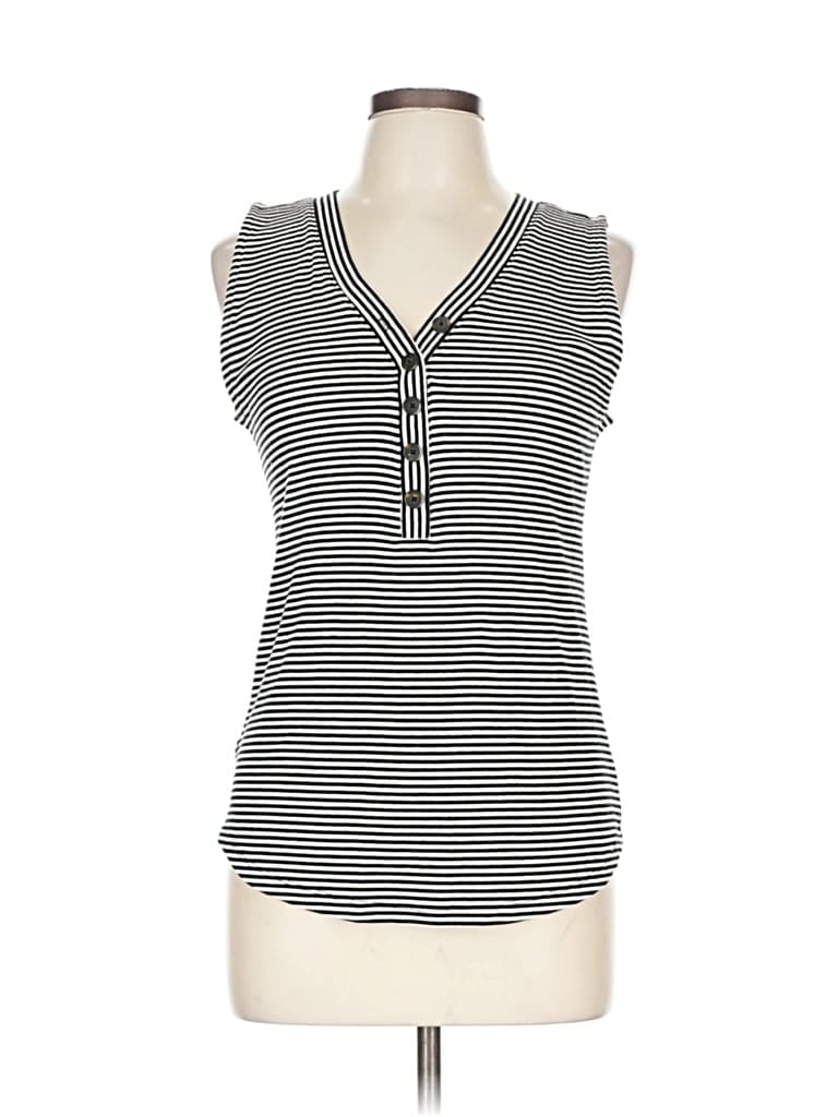 Pre-owned Ann Taylor Loft Sweater Vest In Black