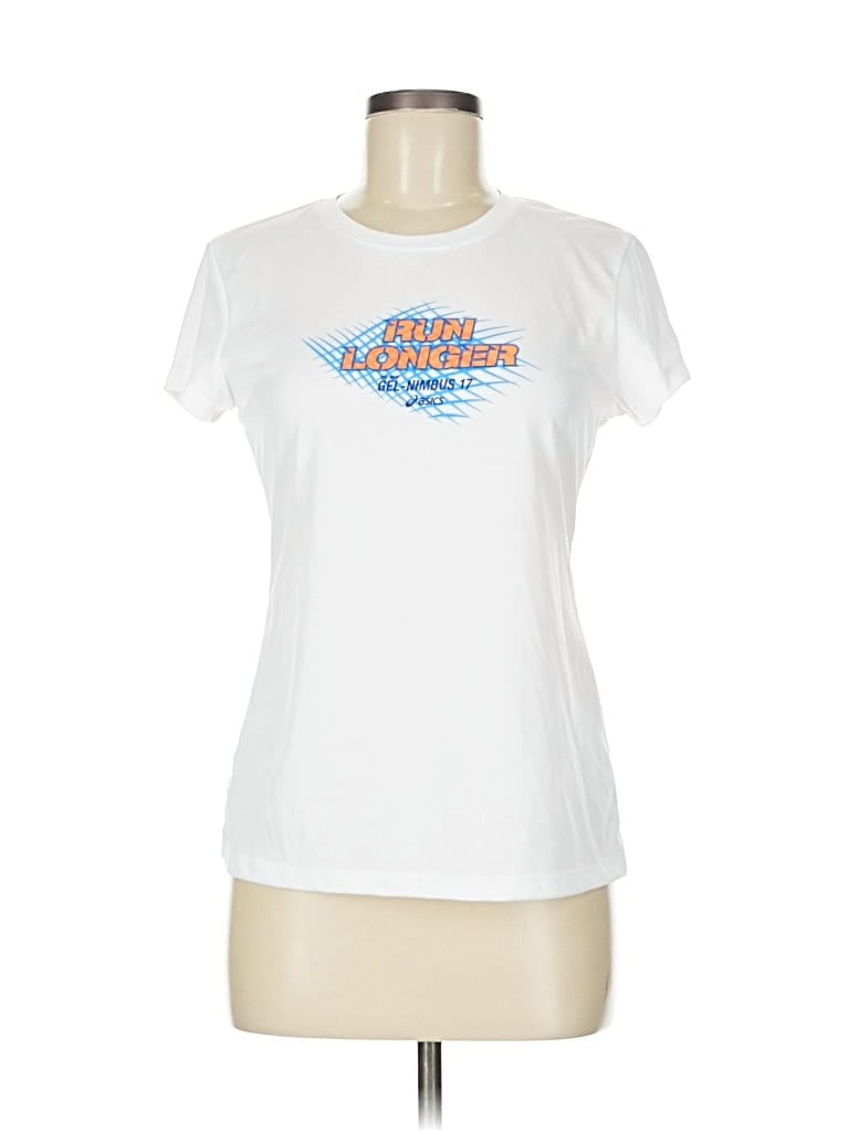 Pre-owned Asics Active T-shirt In White