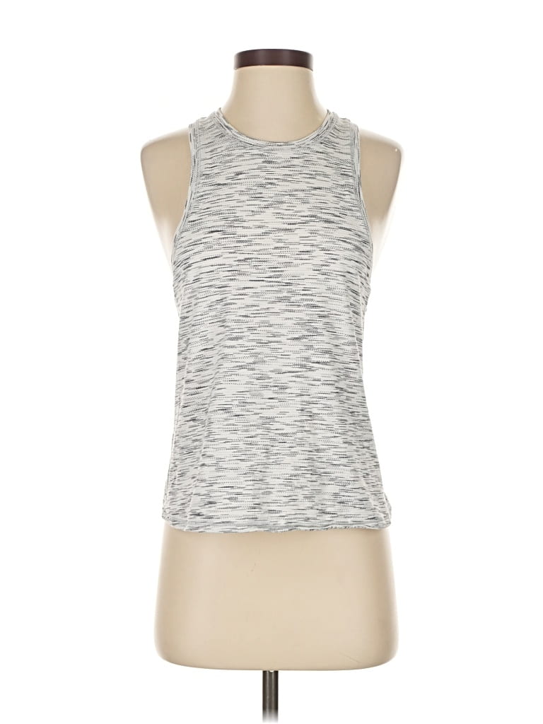 Pre-owned Lululemon Athletica Active Tank Top In Silver