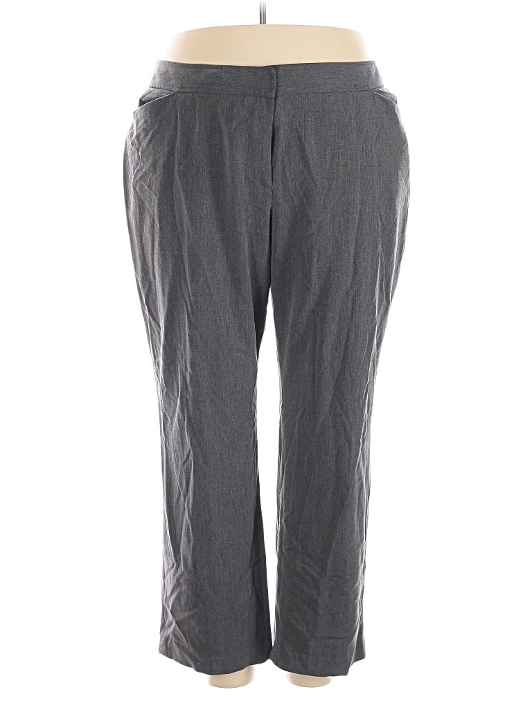 Pre-owned Lane Bryant Casual Pants In Gray