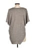 Meg Shop Gray Short Sleeve Top Size L - photo 2