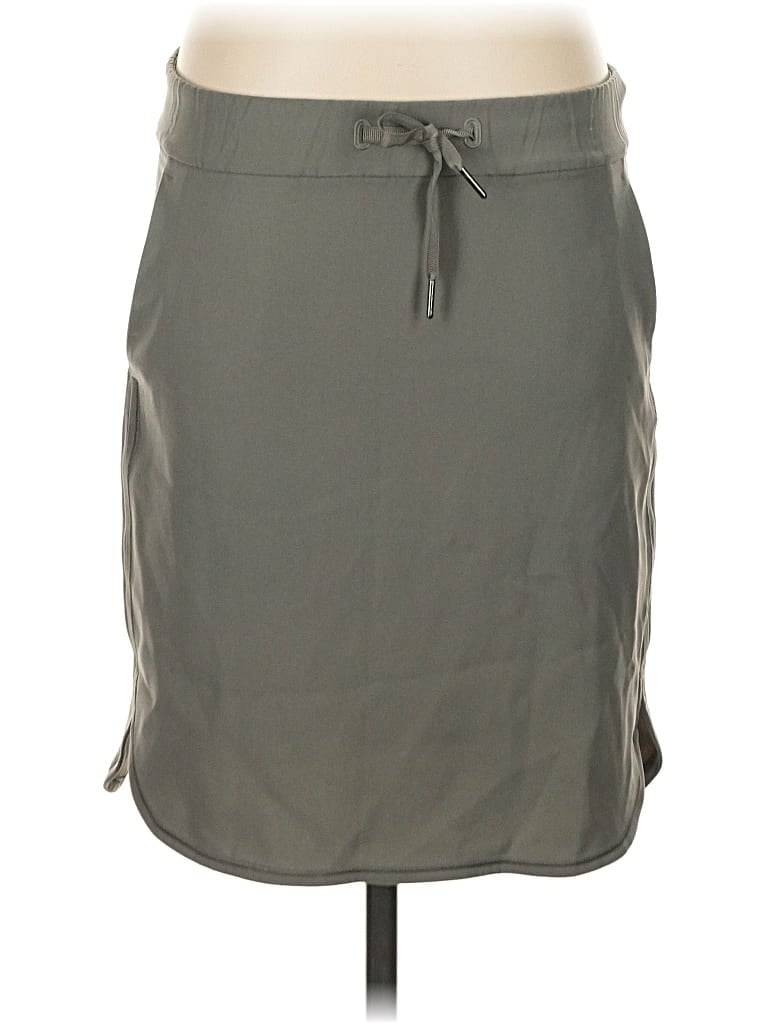 Pre-owned Lululemon Lab Casual Skirt In Gray