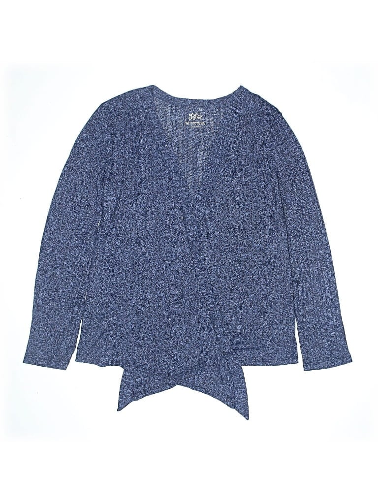 Pre-owned Justice Kids' Cardigan Sweater In Blue