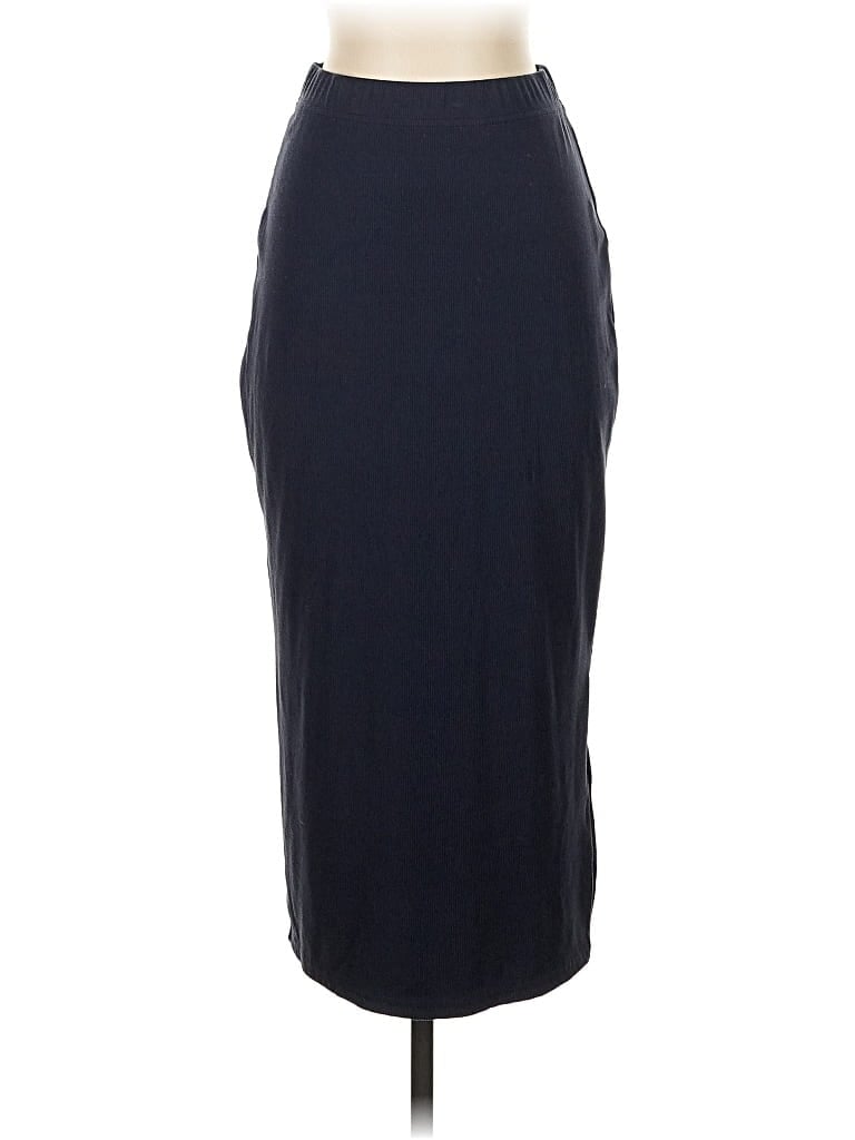 Pre-owned Real Essentials Formal Skirt In Blue