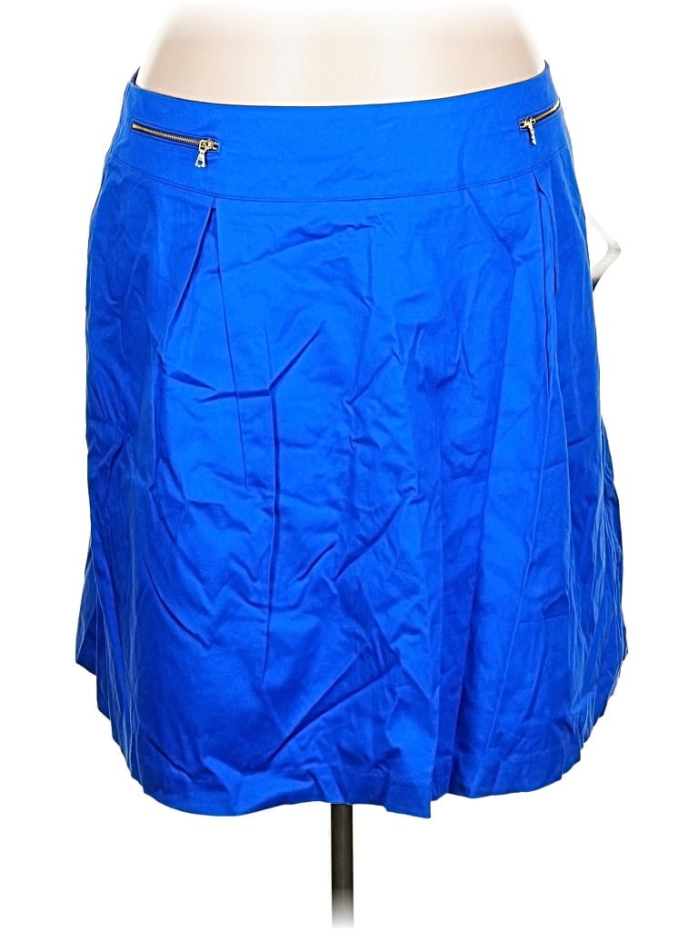 Eloquii Casual Skirt In Blue