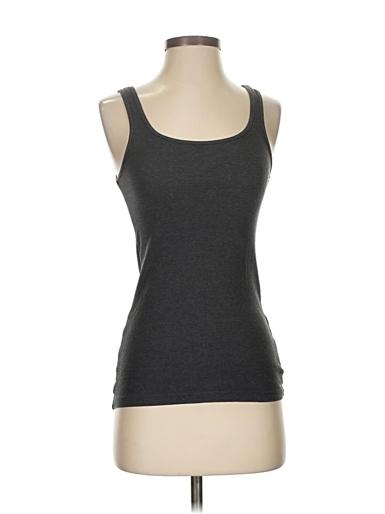 Pre-owned Bcg Tank Top Gray Strapless Neckline Tops