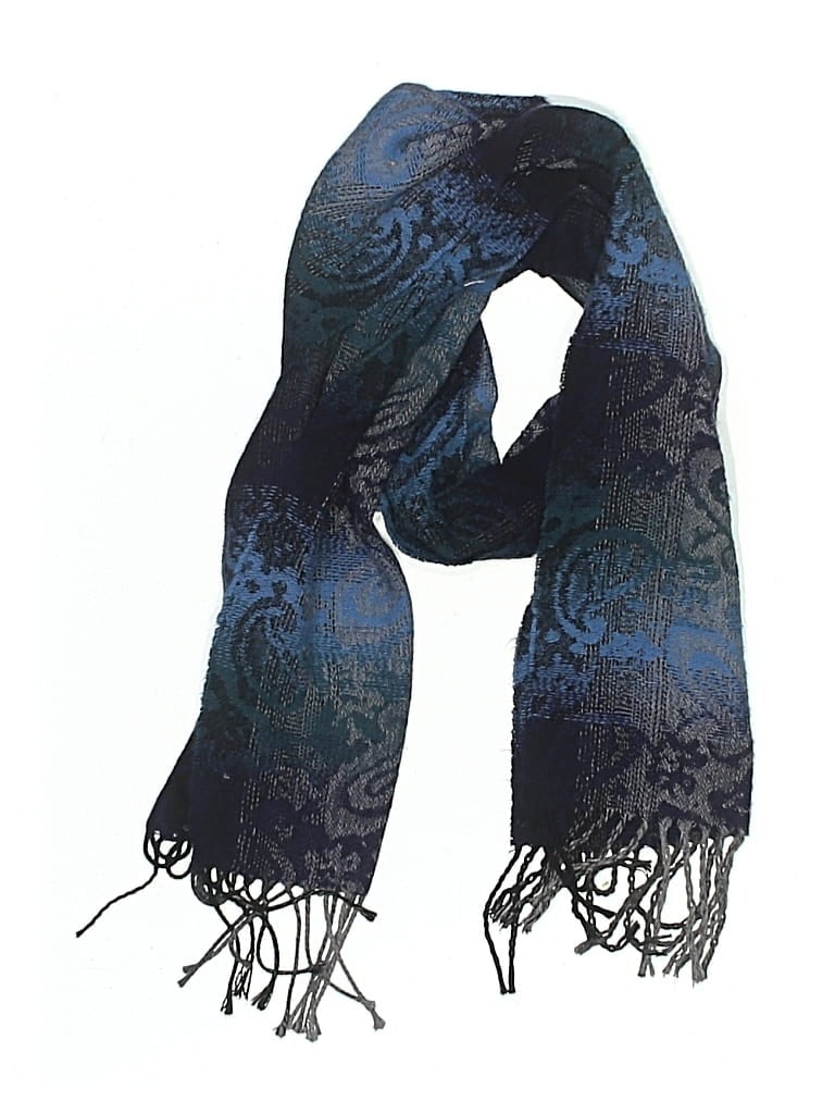Pre-owned Unbranded Scarf In Blue