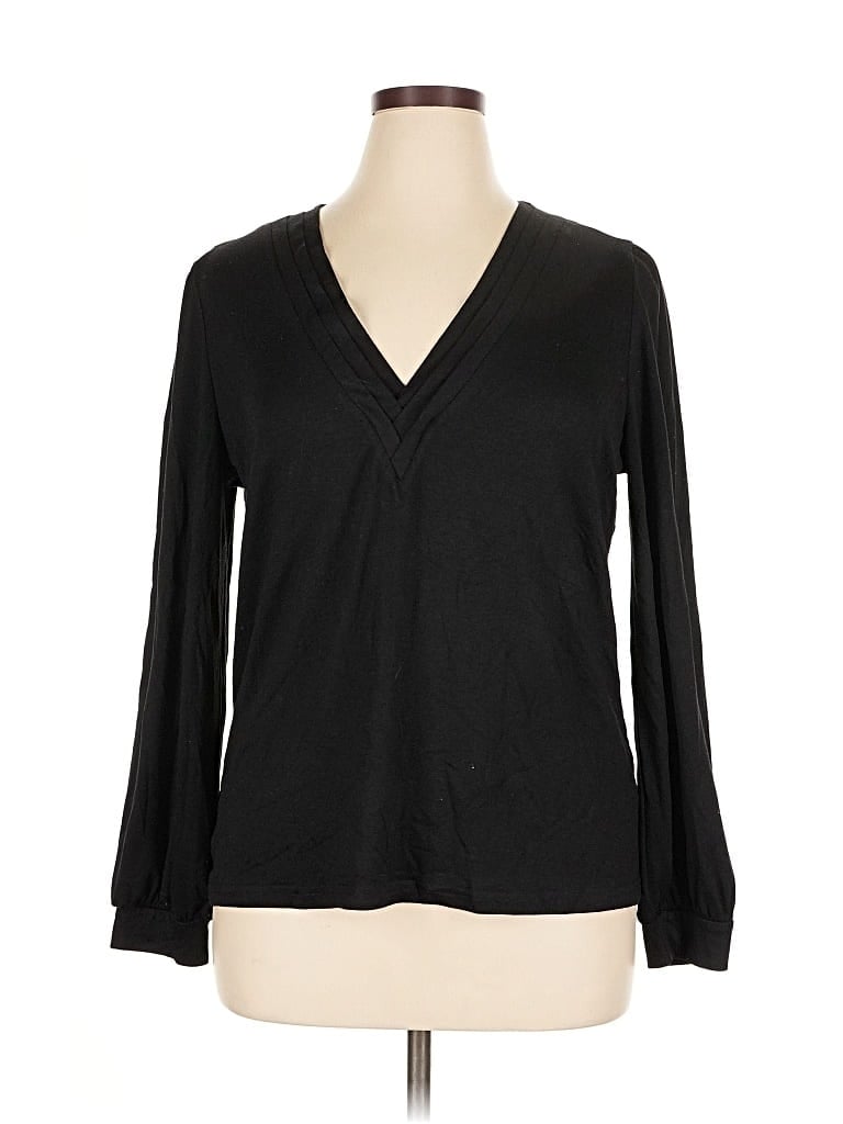 Sarin Mathews 3/4 Sleeve T-shirt In Black
