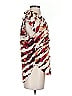 DKNY 100% Polyester Print Burgundy Sleeveless Blouse Size XS - photo 4