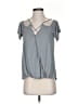 Alya Gray Short Sleeve Top Size S - photo 1