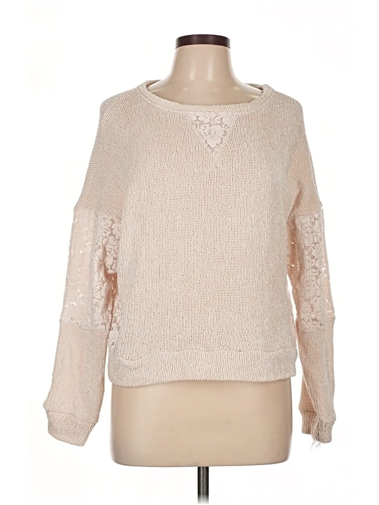Pre-owned Jun & Ivy Pullover Sweater In Brown