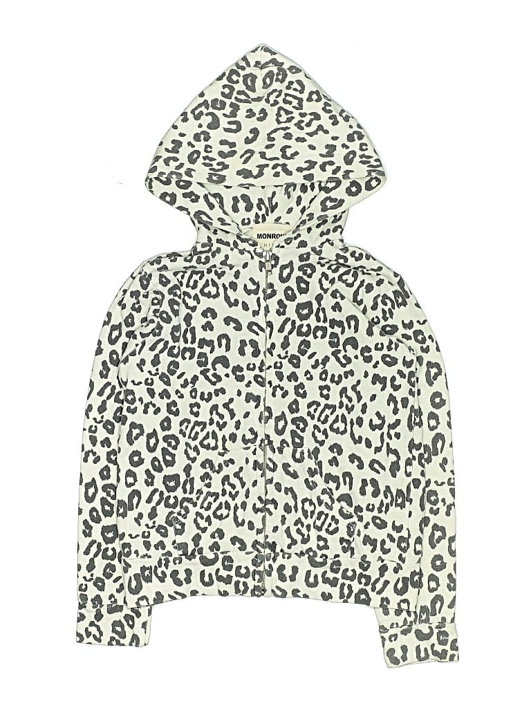 MONROW Pre-owned Kids' Pullover Hoodie In White