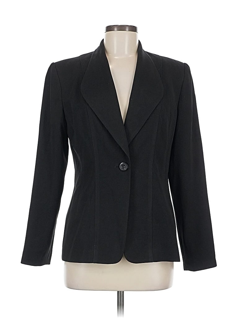 Pre-owned Kasper A.s.l. Blazer Jacket In Black