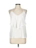 Lush 100% Polyester White Sleeveless Blouse Size L - photo 1
