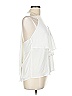 Lush 100% Polyester White Sleeveless Blouse Size L - photo 4