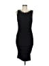 Calvin Klein Solid Black Cocktail Dress Size 8 - photo 1