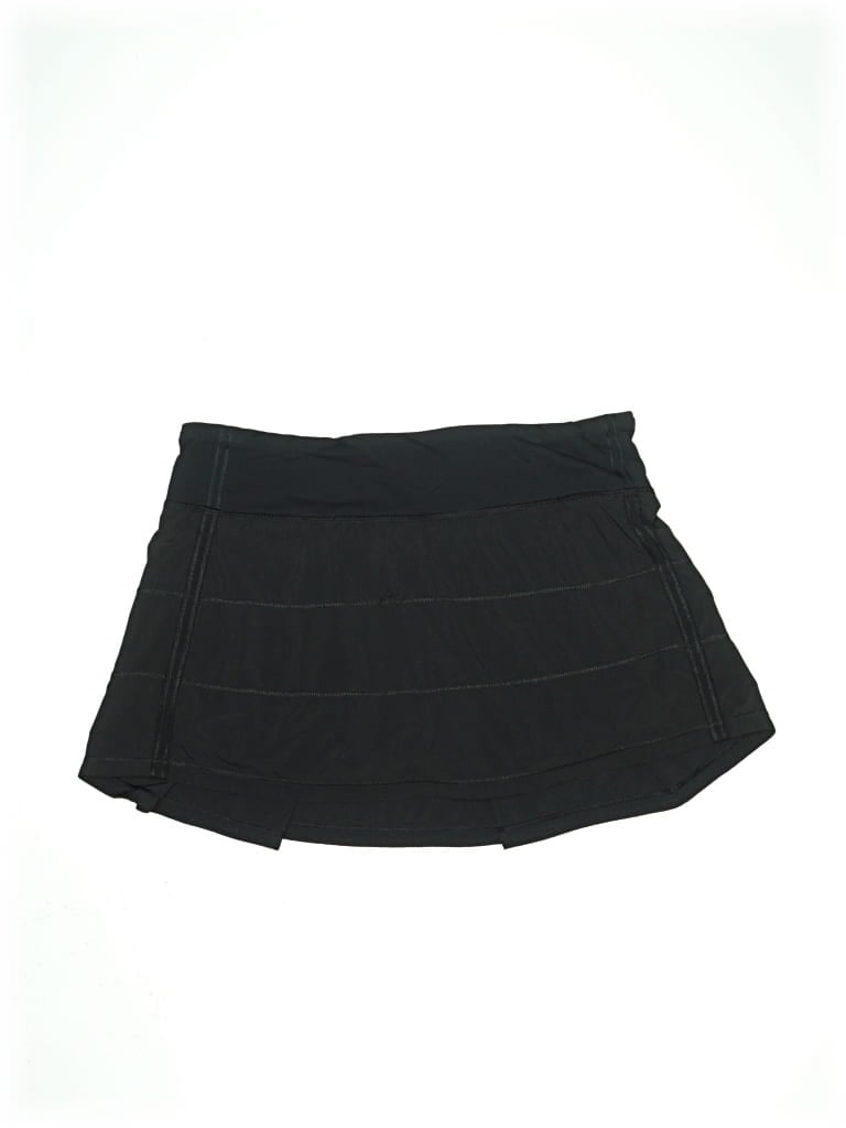 Pre-owned Lululemon Athletica Active Skort In Black