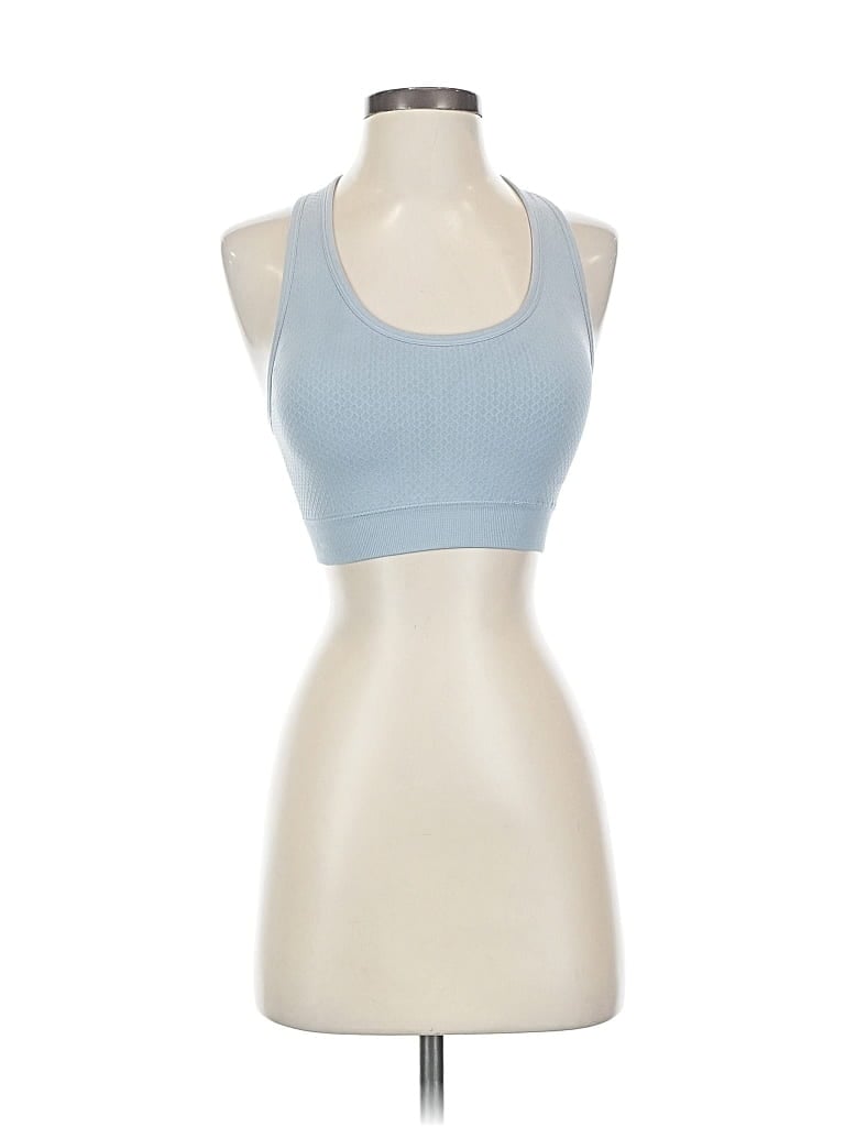 VELOCITY Pre-owned Tank Top Blue Halter Neckline Tops